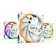BE QUIET! Light Wings PWM High-Speed, White, 140mm, Pack of 3 (BL103)