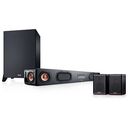 TEUFEL Cinebar Ultima Surround Power Edition "4.1-Set", Soundbar mit Wireless Subwoofer + Rücklautsprecher, Schwarz (105967001)