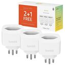 HOMBLI Smart Swiss Socket Promo Pack 2+1, White (HBPP-0204)