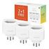 HOMBLI Smart Swiss Socket Promo Pack 2+1, White (HBPP-0204)