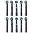 ORAL-B Cross Action Replacement Brush Heads, Black (10-Pack) (8006540861981)