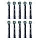 ORAL-B Cross Action Ersatzbürstenkopf, Schwarz (10er Pack) (8006540861981)