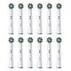 ORAL-B Cross Action Ersatzbürstenkopf, Weiss (12er-Pack) (8006540859827)