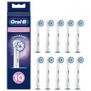 ORAL-B Sensitive Clean Pro Ersatzbürstenkopf, Weiss (10er-Pack) (4210201320166)
