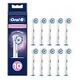 ORAL-B Sensitive Clean Pro Replacement Brush Heads, White (10-Pack) (4210201320166)