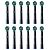ORAL-B Cross Action Replacement Brush Heads, Black (12-Pack) (8006540859926)