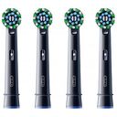 ORAL-B Cross Action Ersatzbürstenkopf, Schwarz (4er-Pack) (8006540860236)