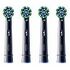 ORAL-B Cross Action Replacement Brush Heads, Black (4-Pack) (8006540860236)