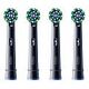 ORAL-B Cross Action Ersatzbürstenkopf, Schwarz (4er-Pack) (8006540860236)