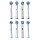 ORAL-B Sensitive Clean Replacement Brush Heads, White (8-Pack) (8006540862094)