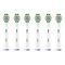 ORAL-B Tiefenreinigung Ersatzbürstenkopf, Weiss (6er-Pack) (8006540860793)