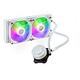 COOLER MASTER MasterLiquid 240L Core ARGB, White (MLW-D24M-A18PZ-RW)