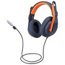 LOGITECH Zone Learn Headset, Classic Blue / Orange (981-001383)