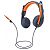 LOGITECH Zone Learn Headset, Classic Blue / Orange (981-001372)