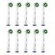 ORAL-B Cross Action Ersatzbürstenkopf, Weiss (10er Pack) (4210201329497)