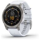 GARMIN epix Pro (Gen 2) 47mm Sapphire Edition, Titan / Weiss (010-02803-21)