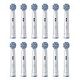 ORAL-B Sensitive Clean Ersatzbürstenkopf, Weiss (12er-Pack) (8006540859933)