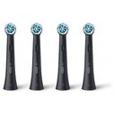 ORAL-B iO Ultimate Reinigung Ersatzbürstenkopf, Schwarz (4er Pack) (4210201328865)