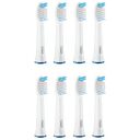 ORAL-B Pulsonic Clean Ersatzbürstenkopf, Weiss (8er Pack) (4210201395348)