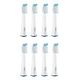 ORAL-B Pulsonic Clean Ersatzbürstenkopf, Weiss (8er Pack) (4210201395348)