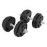 GORILLA SPORTS 20 KG Dumbbell Set Plastic Gripper (100681-00007-0025)