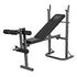 GYRONETICS Weight Bench Multi Incline Bench with Leg Curler (GN005-00064-0001)