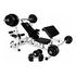 GORILLA SPORTS Weight Bench Universal Multi-Gym with 100KG Plastic Dumbbell Set (100411-00006-0048)