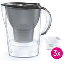 BRITA Marella, Graphit, inkl. 3 Kartuschen Maxtra Pro (1051471)