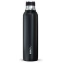 BRITA Soda Trio Edelstahlflasche 0.65l, Schwarz (1046736)