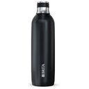 BRITA Soda Trio Edelstahlflasche 1.0l, Schwarz (1046734)
