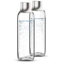 BRITA Soda Trio Glasflasche 1.0l, 2er Pack (1046733)