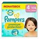 PAMPERS Premium Protection Einwegwindeln Monatsbox, Grösse 4 (9-14 kg), 174 Stück