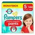 PAMPERS Premium Protection Pants Monthly Box, Size 5 (12-17kg), Pack of 144