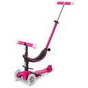 MICRO MOBILITY Kickboard Mini2Grow Deluxe Magic LED, Pink (MMD359)
