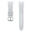 SAMSUNG Hybrid Eco Leather Band 20mm, M/L, Silver (ET-SHR96LSEGEU)