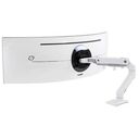 ERGOTRON HX Desk Monitor Arm with HD Pivot, White (45-647-216)