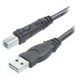 USB 2.0 Kabel Typ A-B, Stecker - Stecker, 2 Meter