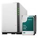 SYNOLOGY DS223j, 12TB Synology HAT33xx Plus