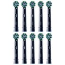 ORAL-B Pro CrossAction Replacement Brush Heads, Black (10-Pack) (8006540860465)