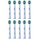 ORAL-B PrecisionClean PRO Ersatzbürstenkopf, Weiss (10er-Pack) (8006540861080)