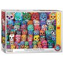 EUROGRAPHICS Colors of the World - Traditional Mexican Skulls, 1000 pieces (6000-5316)