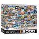 EUROGRAPHICS Globetrotter World - 2000 pieces (8220-5480)
