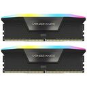 CORSAIR Vengeance RGB Kit, DDR5-6400, Intel optimized, 64GB, CL32, Black (CMH64GX5M2B6400C32)