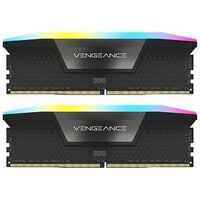 CORSAIR Vengeance RGB Kit, DDR5-6400, Intel optimized, 64GB, CL32, Black (CMH64GX5M2B6400C32)