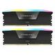 CORSAIR Vengeance RGB Kit, DDR5-6000, Intel optimized, 32 GB, CL36, Black (CMH32GX5M2E6000C36)