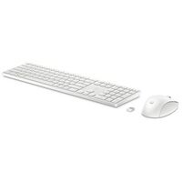 HP 650 Wireless Keyboard and Mouse Combo, Swiss Layout, White (4R016AA#UUZ)