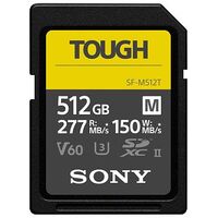 SONY SF-M Tough SDXC Memory Card, Class 10, UHS-II U3, 512GB (SF-M512T)
