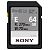 SONY SF-E Serie SDXC Memory Card, Class 10, U3, 64GB (SF-E64)