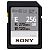 SONY SF-E Serie SDXC Memory Card, Class 10, U3, 256GB (SF-E256)