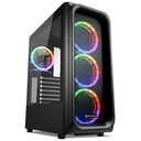SHARKOON TK5M RGB Window, Black